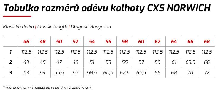 Reflexní kalhoty CXS NORWICH